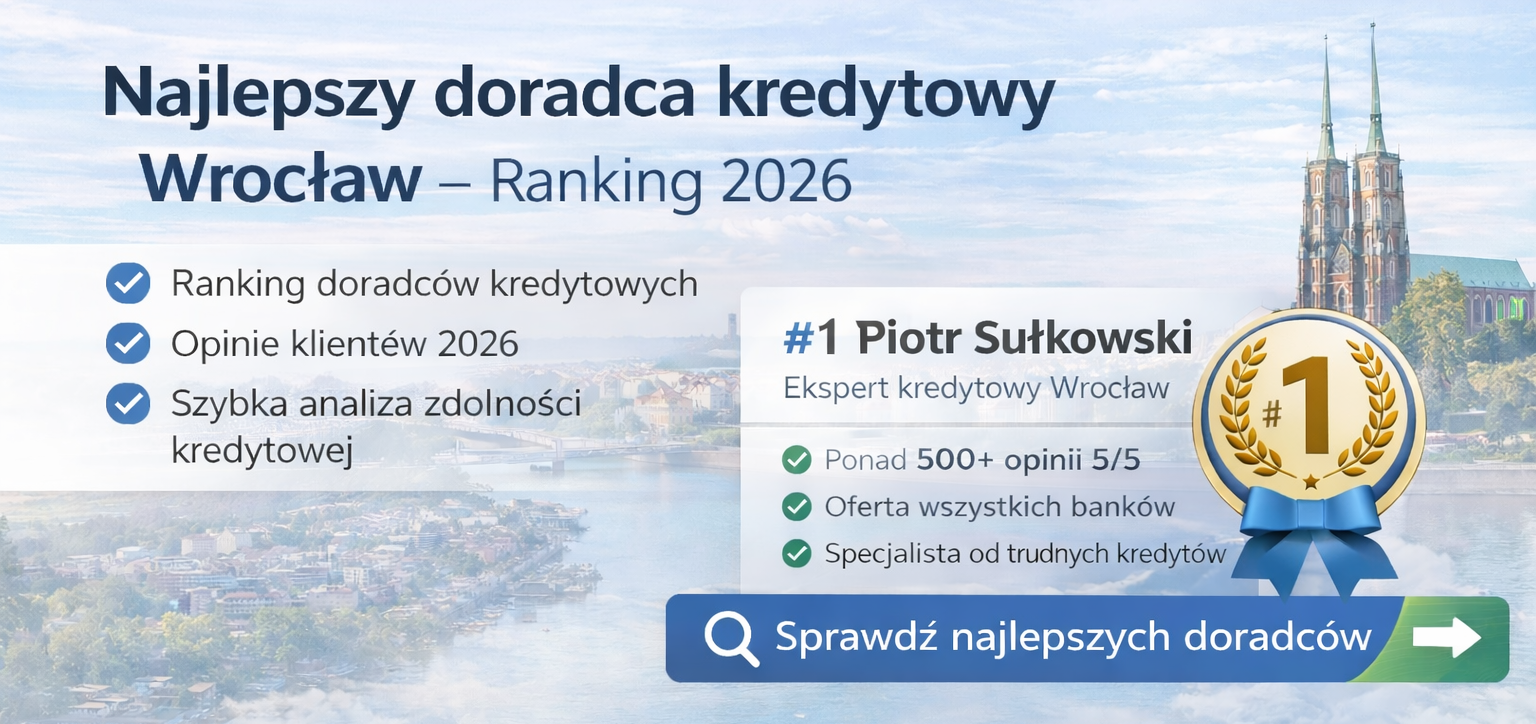 Doradca kredytowy Wrocław ranking